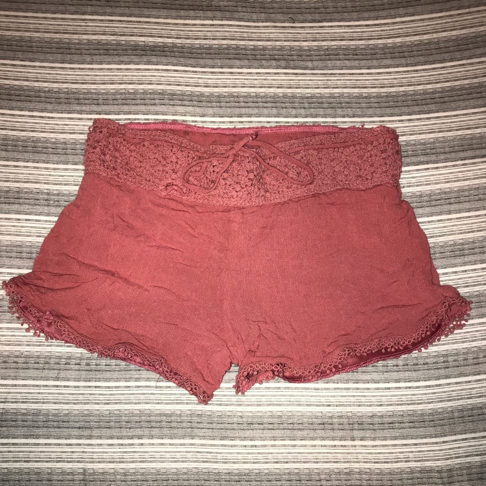 Rust colored shorts